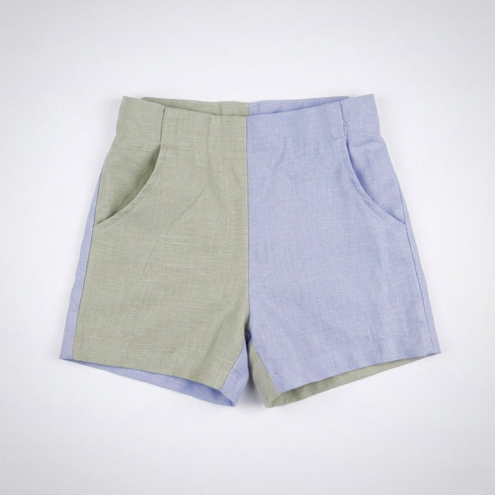 Kids Linen Blend Shorts | Breathable Organic Cotton Toddler Pants