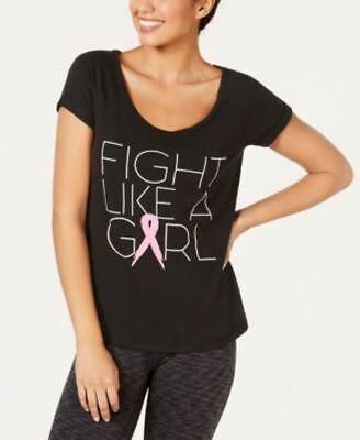 Ideology Womens Fight Like A Girl Breast Cancer Research Tee by Vanessa Jane