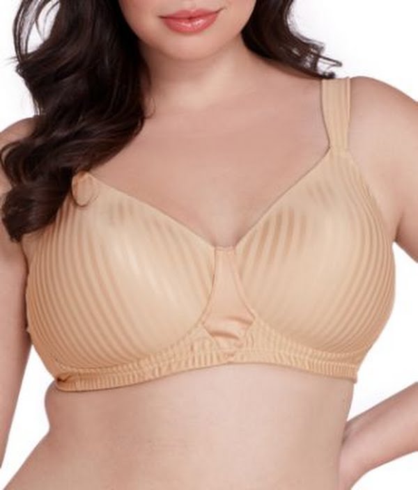 Playtex Womens Secrets All Over Smoothing Full Figure Wirefree Bra by Vanessa Jane