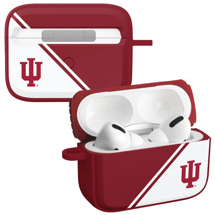 Indiana Hoosiers HDX Champion Series Apple AirPods 1 & 2 Pro Case Cover by Affinity Bands