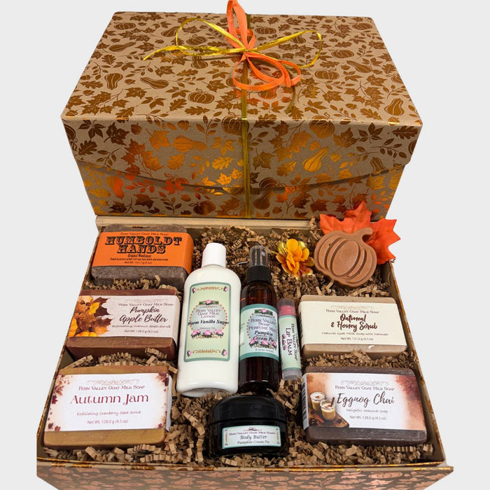 Handmade Goat Milk Soaps Perfume + Lotion and Body Butter | It's Fall Y'all Gift Box