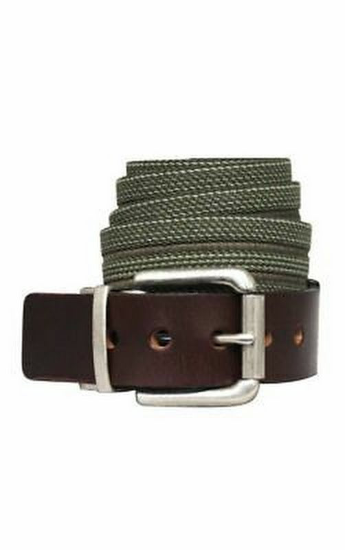 Bison Designs Flip Tip Elastic 35mm Reversible Belt with Die-Cast Buckle,Size 42 by Vanessa Jane