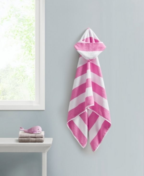 Urban Dreams Cabana Stripe Hooded Towel by Vanessa Jane