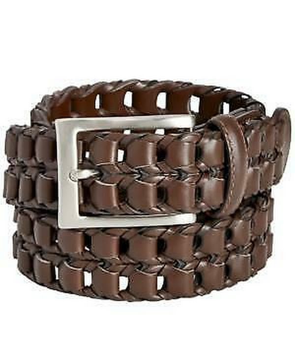 Perry Ellis Mens Link-Braid Belt, Size Large by Vanessa Jane