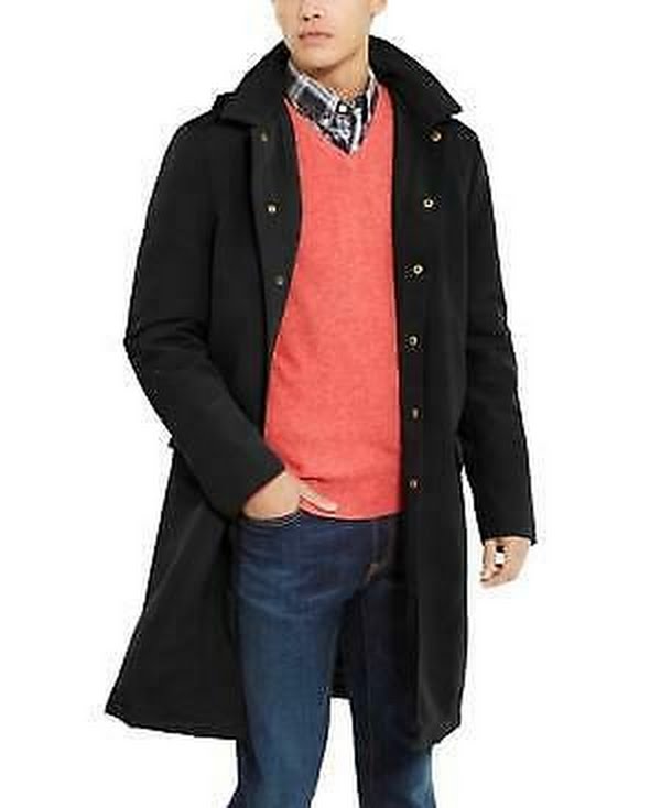 Tommy Hilfiger Mens Modern-Fit Albany Raincoat, Size 36R by Vanessa Jane