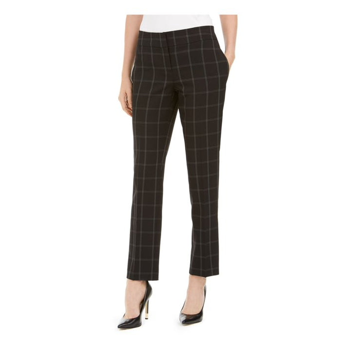 Kasper Womens Black Pinstripe Pants, Size 10 by Vanessa Jane