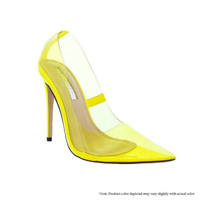 The Glass Slipper - Yellow {Order 1 1/2 Size Larger} by The House of Stylez