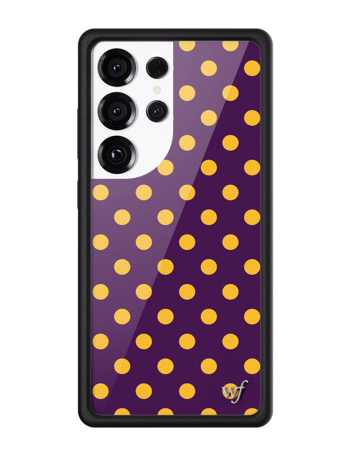 Polka Dot | Purple and Yellow Samsung Galaxy Case by Wildflower Cases