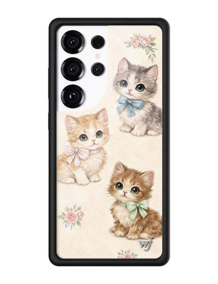 Vintage Kittens Samsung Galaxy Case by Wildflower Cases