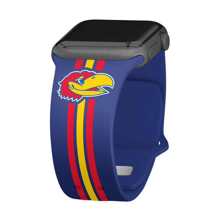 Kansas Jayhawks HD Apple Watch Band by Affinity Bands