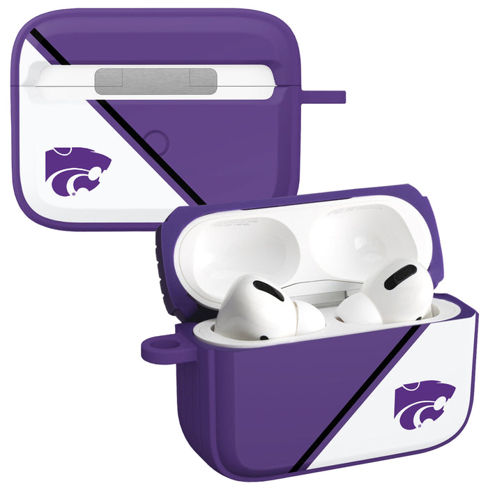 Kansas State Wildcats HDX Champion Series Apple AirPods Pro 1 & 2 Case Cover by Affinity Bands