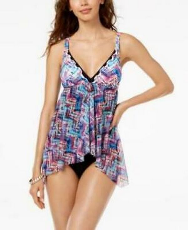Profile by Gottex Womens Fantasia One-Piece, Size 8 by Vanessa Jane