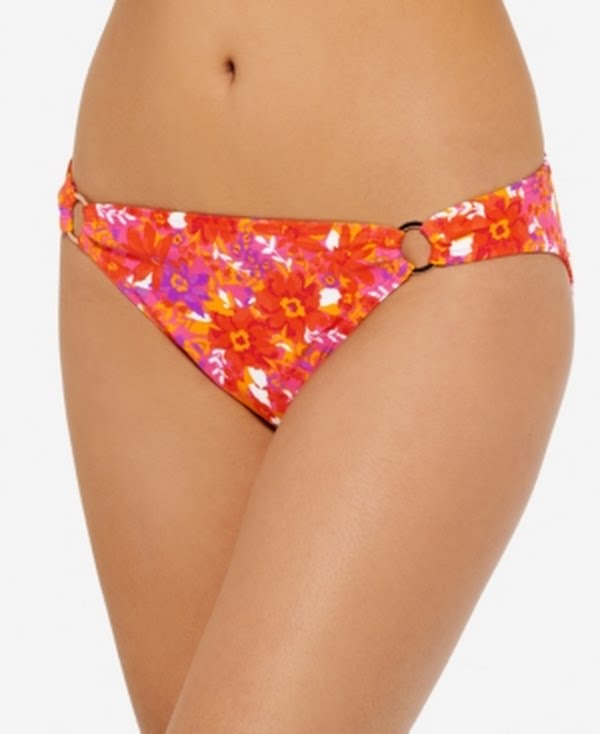 Hula Honey Bold Bouquet Ring Bikini Swim Bottoms by Vanessa Jane
