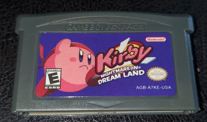 Kirby Nightmare in Dream Land GBA Video Game Boy Advance Ninendo 2002 by VintageVideoGameStore
