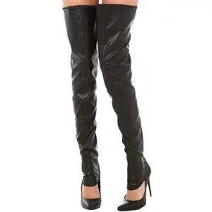 Krash Thigh High Pump by The House of Stylez