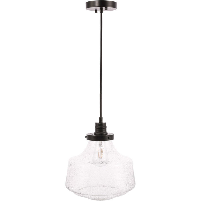 Living District Lyle 1 Light 11 inch Black Pendant Ceiling Light by Vanessa Jane