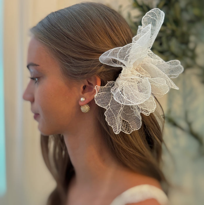 Lace Art Flower Hair Clip