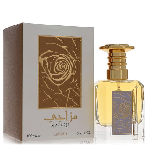 Lattafa Mazaaji by Lattafa Eau De Parfum Spray (Unisex) 3.4 oz for Women by Avera Group