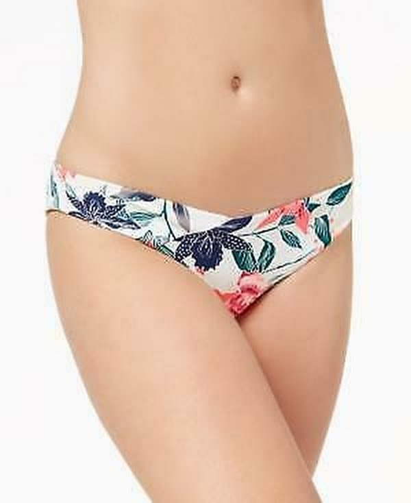 Roxy Urban Waves Printed Cheeky Bikini Bottoms Womens Swimsuit, Size Small by Vanessa Jane
