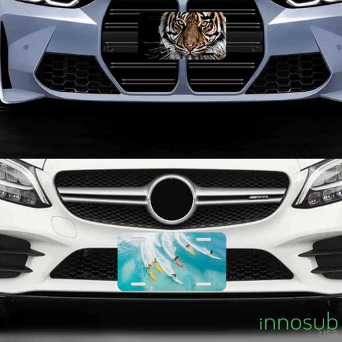 Sublimation License Plate Blank - White Gloss 12"x6" by INNOSUB USA