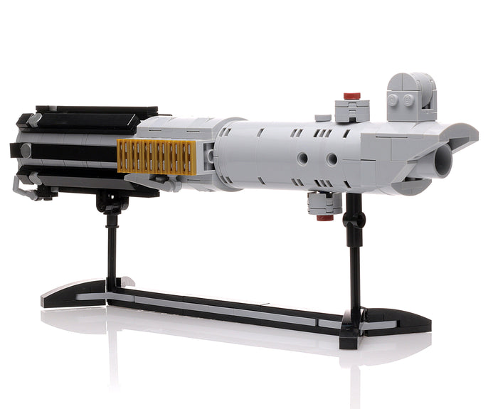 Luke Skywalker's A New Hope Lightsaber w/ Stand made using LEGO parts (Life-Size) by B3 Customs