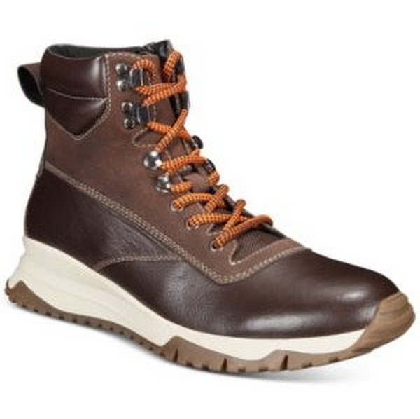 Alfani Mens Reggie Leather Alpine Boot by Vanessa Jane
