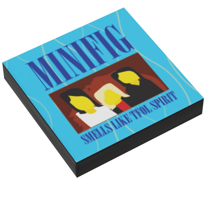 Smells Like TFOL Spirit - B3 Customs Music Album Cover (2x2 Tile) by B3 Customs