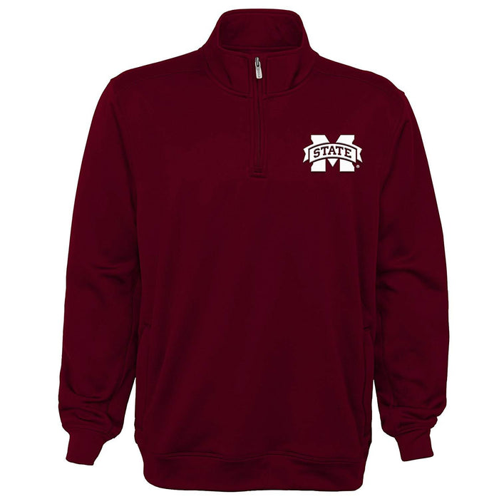 NCAA Mississippi State Bulldogs Youth Boys Trainer 1/4 Zip, Size XL/18 by Vanessa Jane