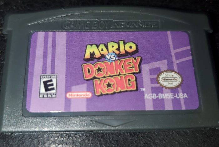 Mario vs Donkey Kong GBA Video Game Boy Advance 2004 by VintageVideoGameStore