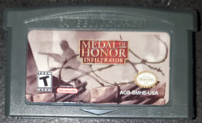 Medal of Honor Infiltrator GBA Video Game Boy Advance Nintendo 2003 by VintageVideoGameStore