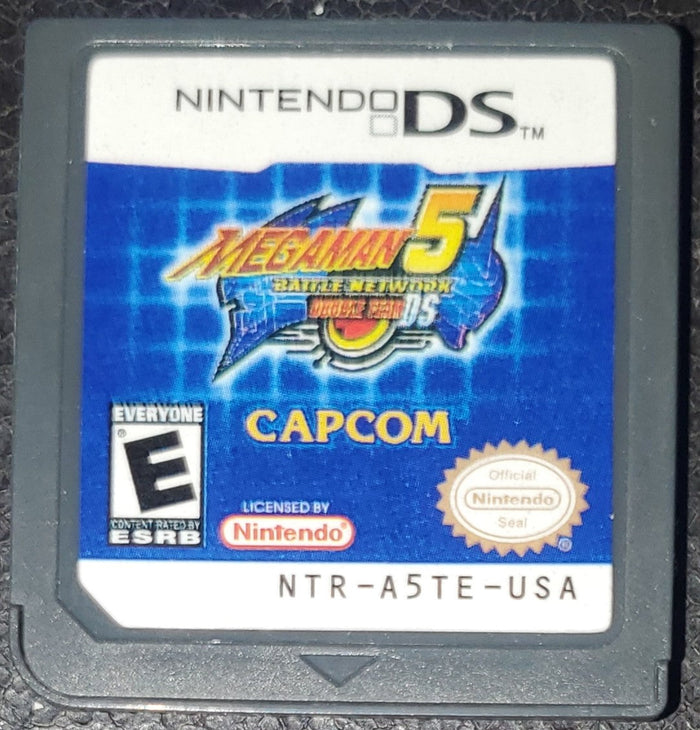 Mega Man 5 Battle Network Double Team NDS Video Game Nintendo DS 2005 by VintageVideoGameStore