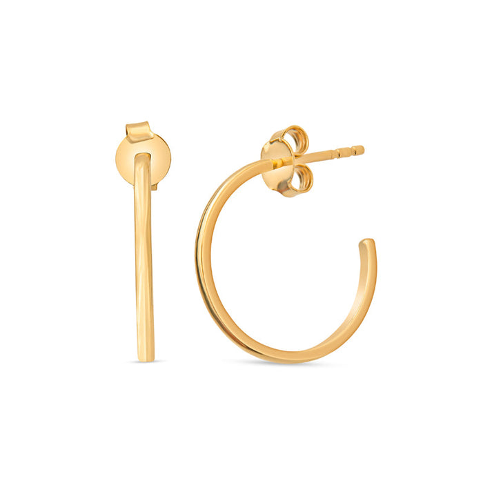 Megan 14K Gold Hoop Earrings by Christina Greene