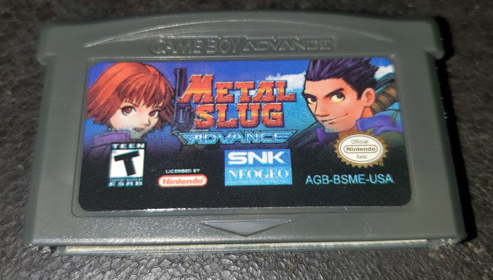 Metal Slug Advance GBA Video Game Cartridge Game Boy Advance 2004 by VintageVideoGameStore