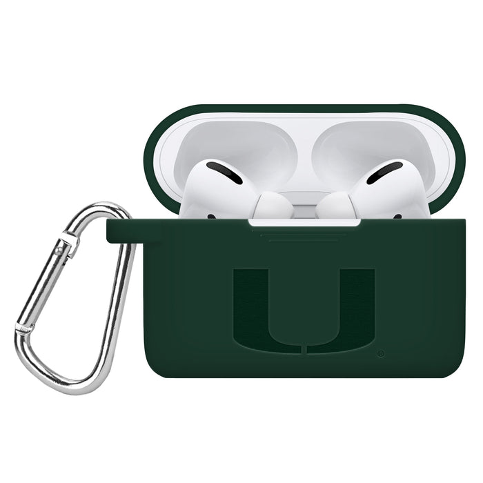 Miami Hurricanes Engraved AirPods Pro 1 & 2 Case Cover by Affinity Bands