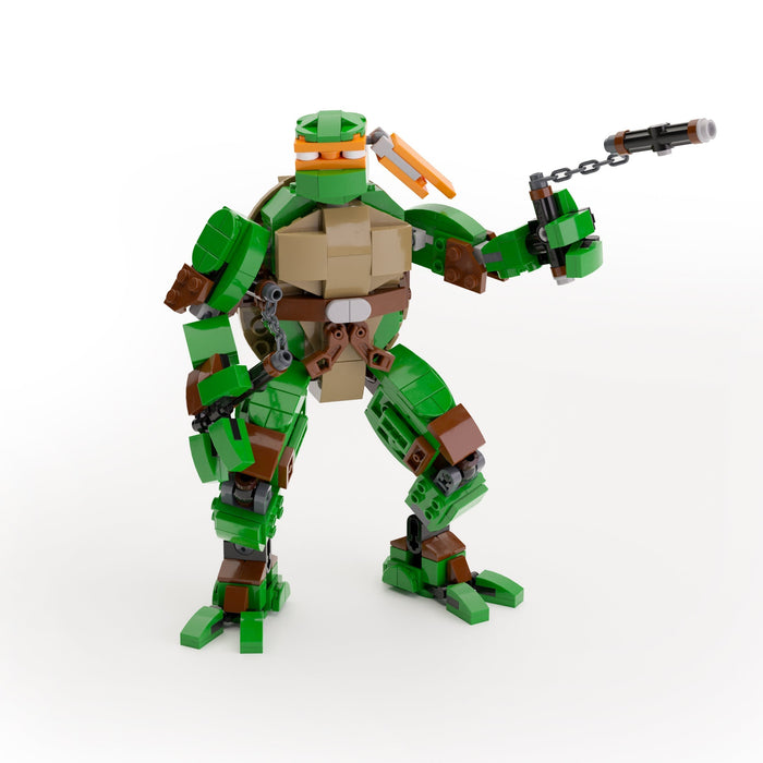 Michelangelo - Custom TMNT Figure made using LEGO parts - B3 Customs by B3 Customs