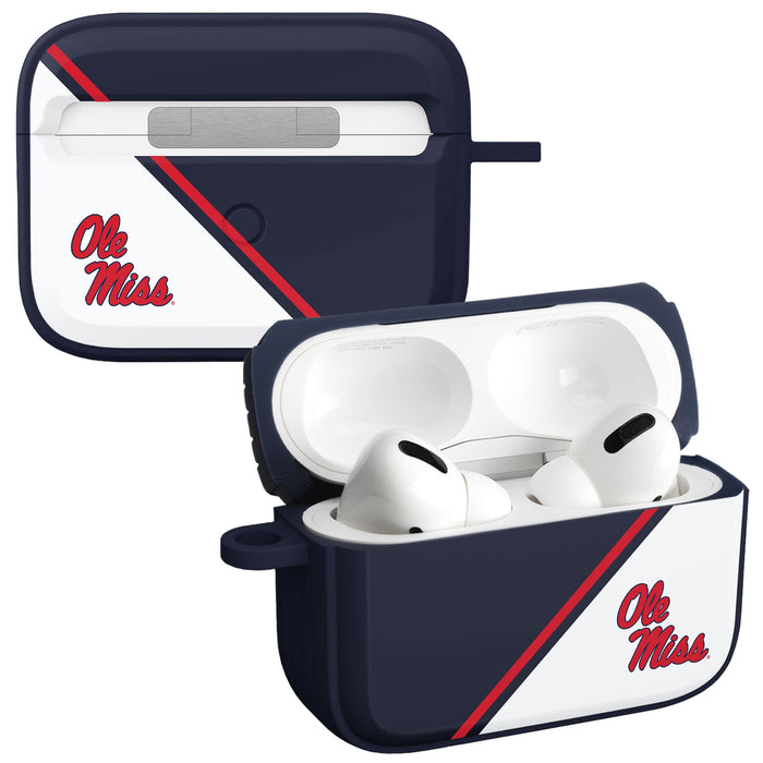 Mississippi Ole Miss Rebels HDX Champion Series Apple AirPods Pro 1 & 2 Case Cover by Affinity Bands
