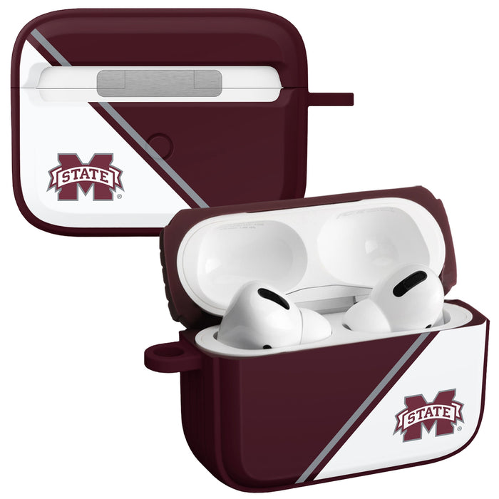 Mississippi State Bulldogs HDX Champion Series Apple AirPods Pro 1 & 2 Case Cover by Affinity Bands