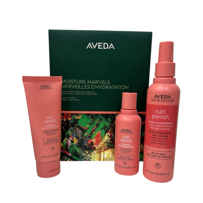Aveda Moisture Marvels Nutriplenish Hydrating Essentials Light Gift Set by Nava Beauty