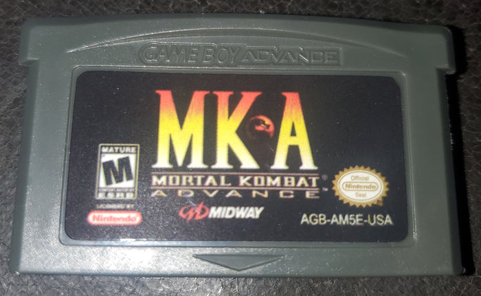 Mortal Kombat Advance MKA GBA Video Game Boy Advance Nintendo 2001 by VintageVideoGameStore