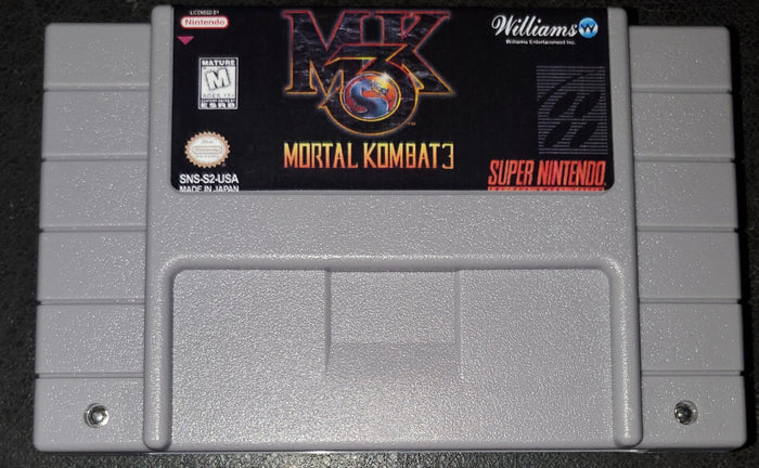 Mortal Kombat 3 SNES Video Game Cartridge Super Nintendo by VintageVideoGameStore