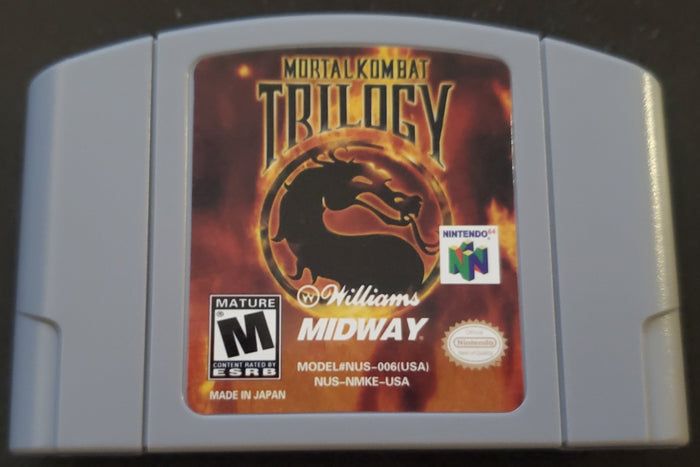 Mortal Kombat Trilogy N64 Nintendo 64 Video Game Cartridge 1996 by VintageVideoGameStore