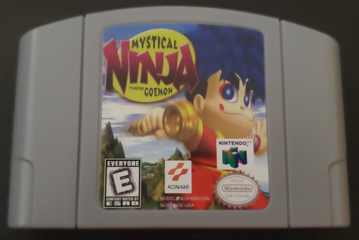Mystical Ninja Starring Goemon N64 Nintendo 64 Video Game Cartridge by VintageVideoGameStore