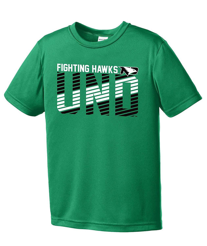 NCAA North Dakota Fighting Hawks Youth Boys Offsides Tee, XL by Vanessa Jane