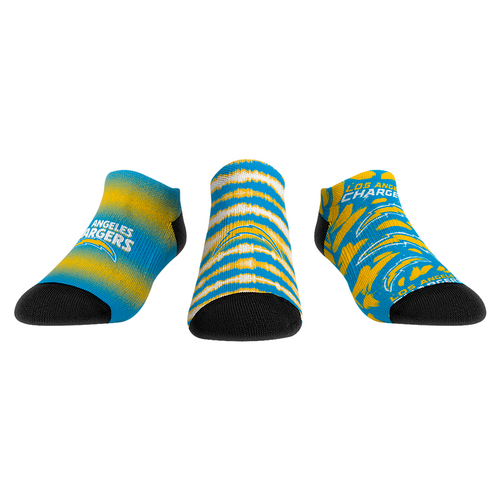 Los Angeles Chargers - Low Cut - Make Some Noise (3-Pack) by Rock 'Em Socks