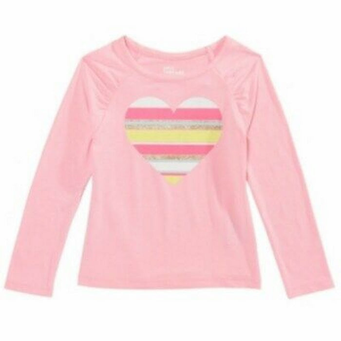 Epic Threads Toddler Girls Striped Heart T-Shirt by Vanessa Jane