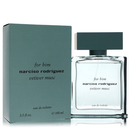 Narciso Rodriguez Vetiver Musc by Narciso Rodriguez Eau De Toilette Spray 3.3 oz for Men by Avera Group