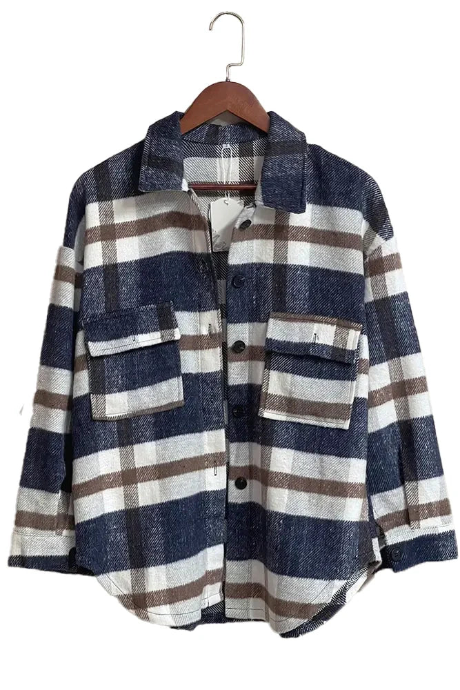 Plaid Flannel Shacket {Short Length} by The House of Stylez
