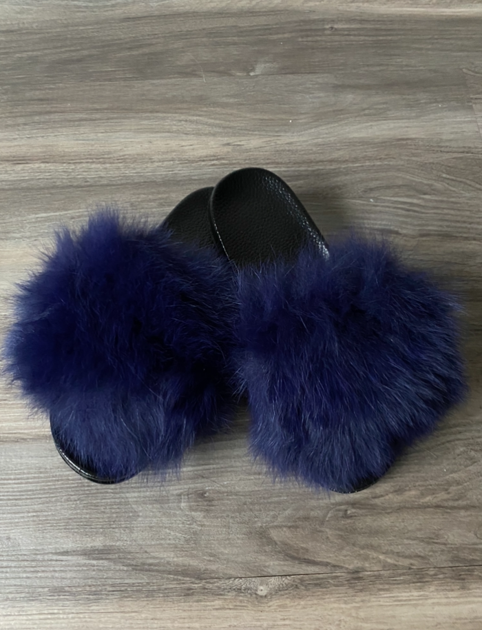 Slides -Navy {Order Size Up} by The House of Stylez