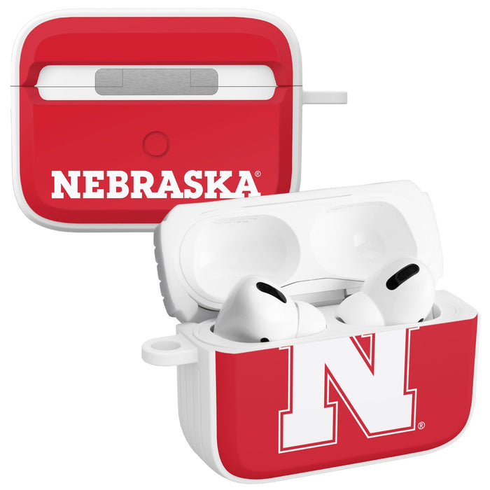 Nebraska Huskers HDX Apple Airpods Pro 1 & 2 Case Cover by Affinity Bands