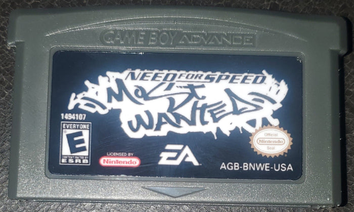 Need for Speed Most Wanted GBA Video Game Boy Advance Nintendo 2005 by VintageVideoGameStore
